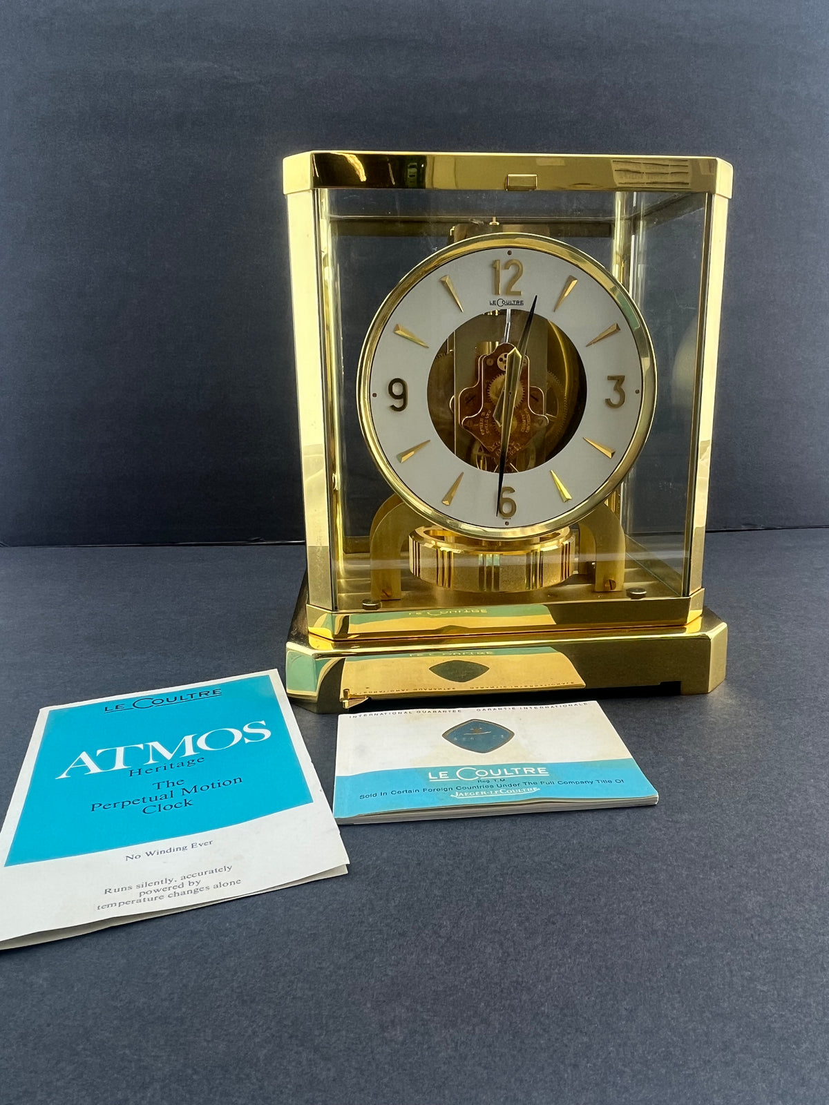 JAEGER Le Coultre Atmos Perpetual Motion Clock 528-8